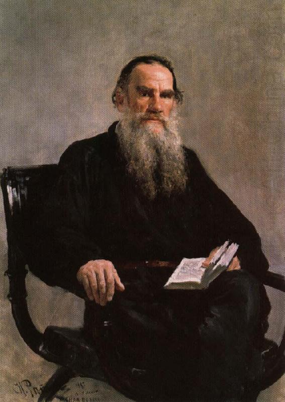 Ilya Repin Portrait of Leo Tolstoy china oil painting image